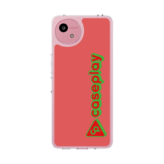 スリムプロテクションケース［ オリジナル - CASEPLAYロゴタイプ - レッド ］