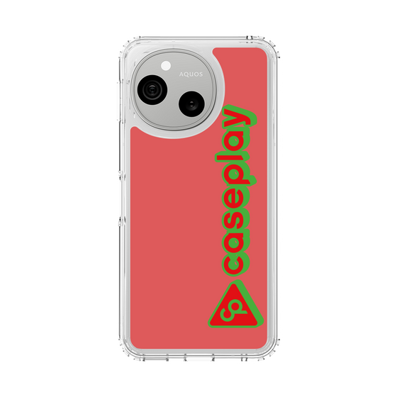 スリムプロテクションケース［ オリジナル - CASEPLAYロゴタイプ - レッド ］