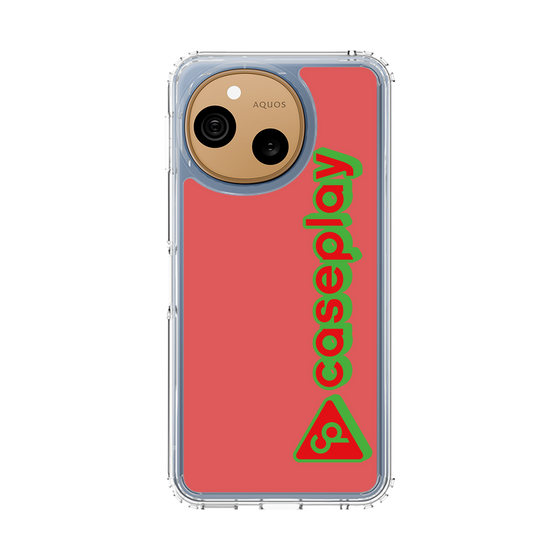 スリムプロテクションケース［ オリジナル - CASEPLAYロゴタイプ - レッド ］