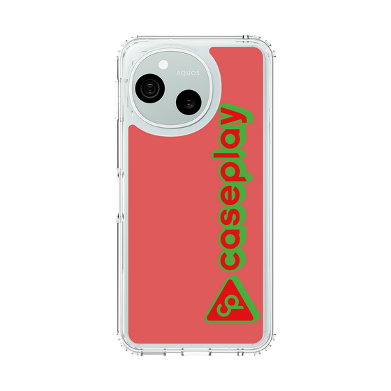 スリムプロテクションケース［ オリジナル - CASEPLAYロゴタイプ - レッド ］