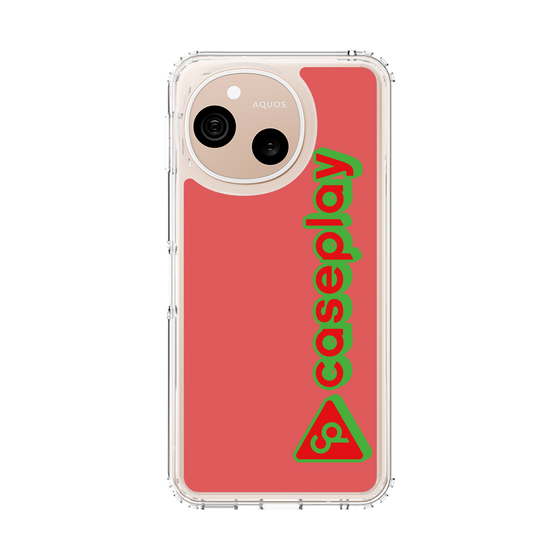 スリムプロテクションケース［ オリジナル - CASEPLAYロゴタイプ - レッド ］