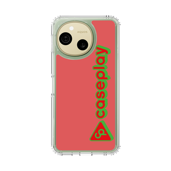 スリムプロテクションケース［ オリジナル - CASEPLAYロゴタイプ - レッド ］