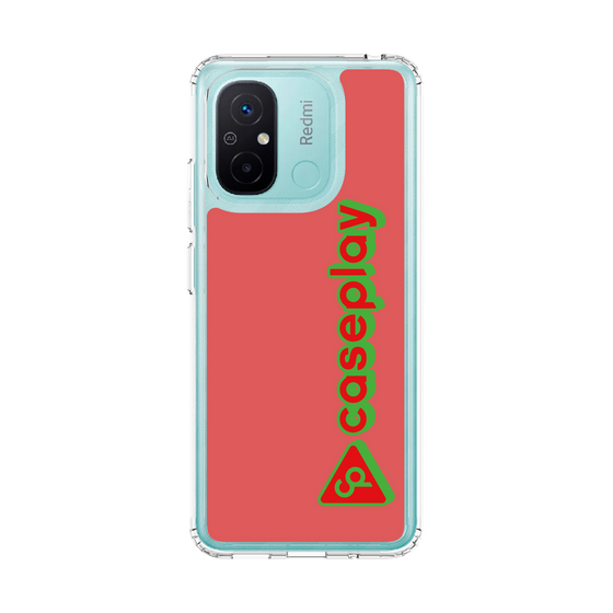 スリムプロテクションケース［ オリジナル - CASEPLAYロゴタイプ - レッド ］