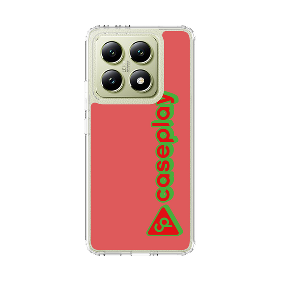 スリムプロテクションケース［ オリジナル - CASEPLAYロゴタイプ - レッド ］