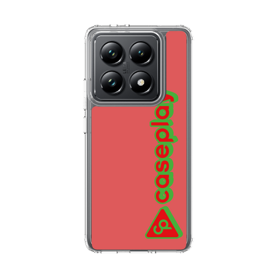 スリムプロテクションケース［ オリジナル - CASEPLAYロゴタイプ - レッド ］