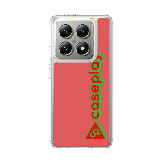スリムプロテクションケース［ オリジナル - CASEPLAYロゴタイプ - レッド ］