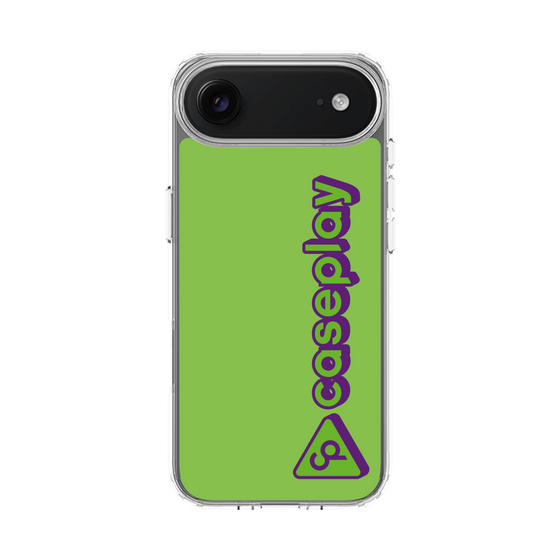 スリムプロテクションケース［ オリジナル - CASEPLAYロゴタイプ - グリーン ］