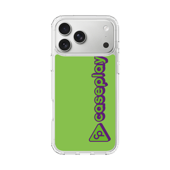 スリムプロテクションケース［ オリジナル - CASEPLAYロゴタイプ - グリーン ］