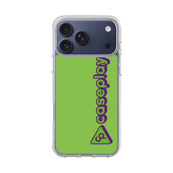 スリムプロテクションケース［ オリジナル - CASEPLAYロゴタイプ - グリーン ］