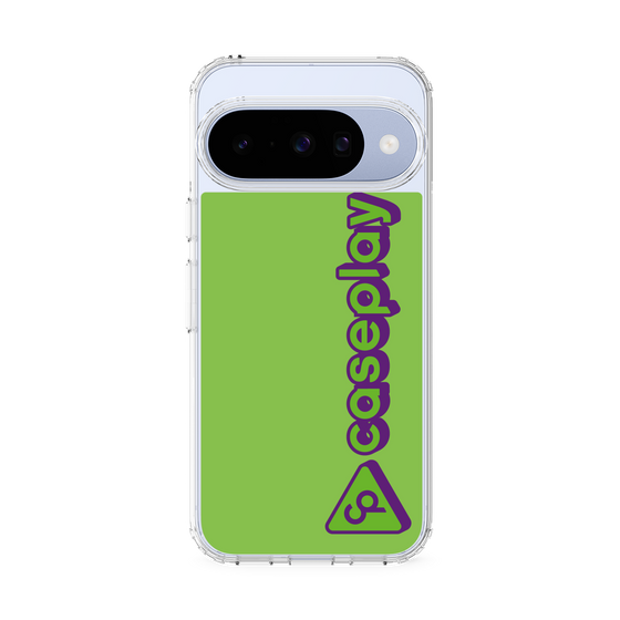 スリムプロテクションケース［ オリジナル - CASEPLAYロゴタイプ - グリーン ］