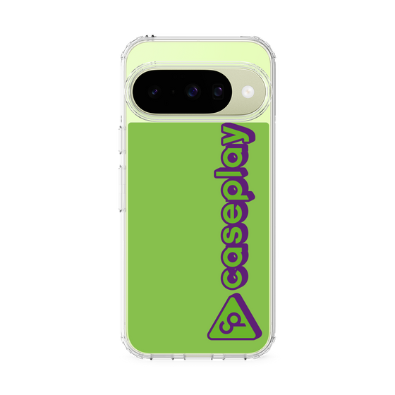 スリムプロテクションケース［ オリジナル - CASEPLAYロゴタイプ - グリーン ］