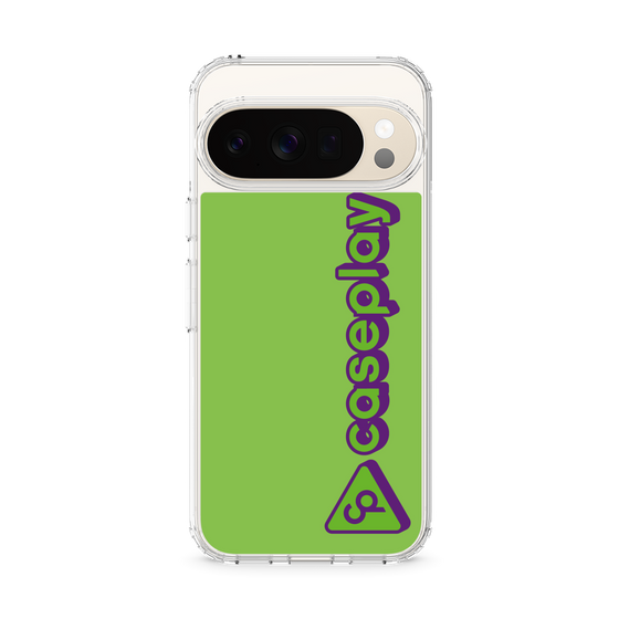 スリムプロテクションケース［ オリジナル - CASEPLAYロゴタイプ - グリーン ］