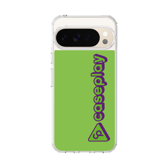 スリムプロテクションケース［ オリジナル - CASEPLAYロゴタイプ - グリーン ］