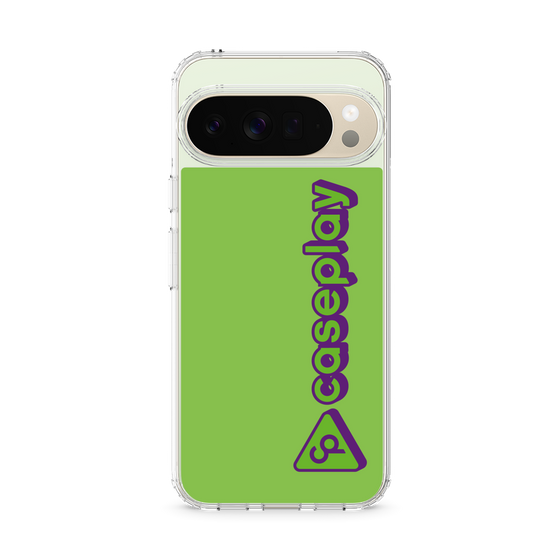 スリムプロテクションケース［ オリジナル - CASEPLAYロゴタイプ - グリーン ］