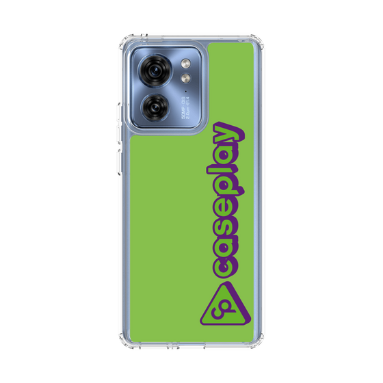 スリムプロテクションケース［ オリジナル - CASEPLAYロゴタイプ - グリーン ］