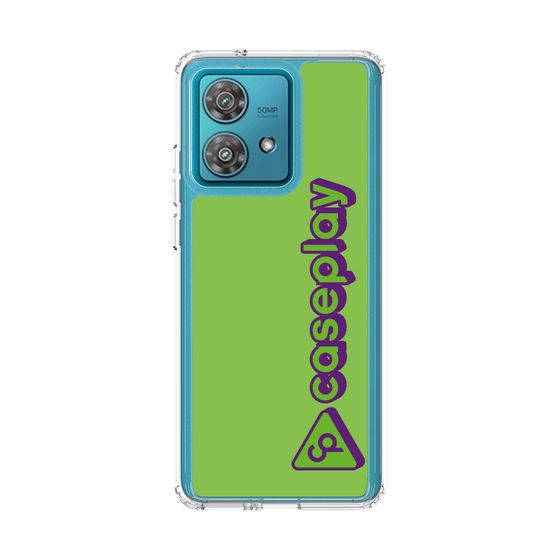 スリムプロテクションケース［ オリジナル - CASEPLAYロゴタイプ - グリーン ］