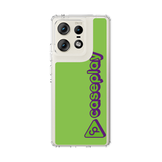 スリムプロテクションケース［ オリジナル - CASEPLAYロゴタイプ - グリーン ］
