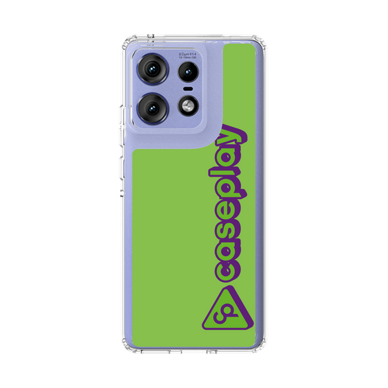 スリムプロテクションケース［ オリジナル - CASEPLAYロゴタイプ - グリーン ］