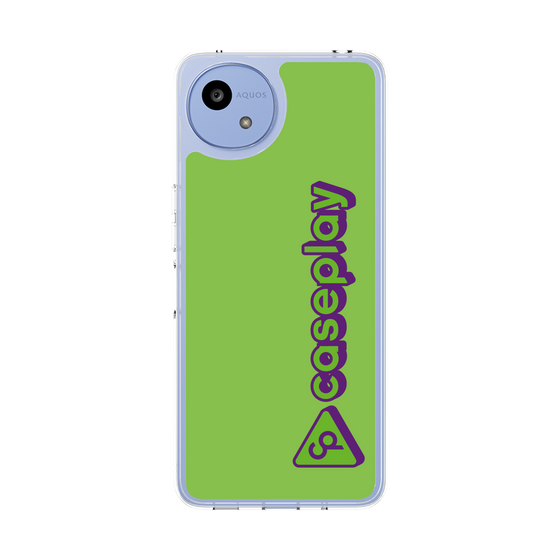 スリムプロテクションケース［ オリジナル - CASEPLAYロゴタイプ - グリーン ］