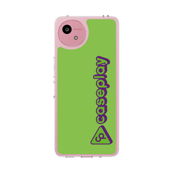 スリムプロテクションケース［ オリジナル - CASEPLAYロゴタイプ - グリーン ］