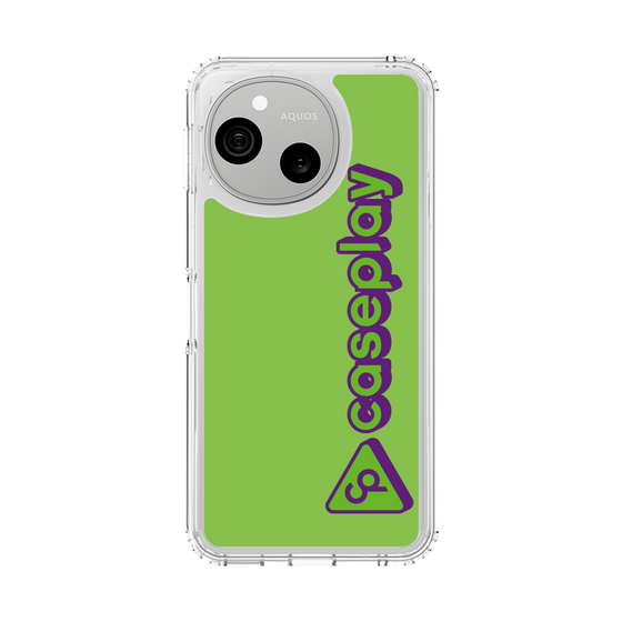 スリムプロテクションケース［ オリジナル - CASEPLAYロゴタイプ - グリーン ］