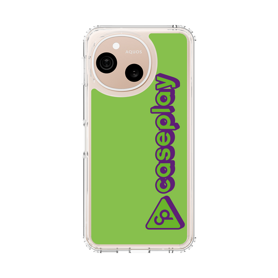 スリムプロテクションケース［ オリジナル - CASEPLAYロゴタイプ - グリーン ］