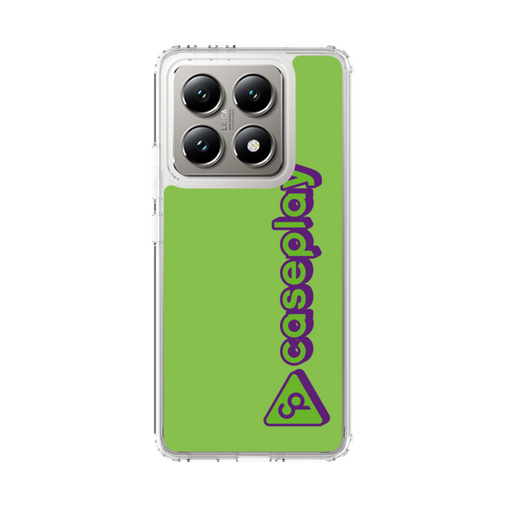 スリムプロテクションケース［ オリジナル - CASEPLAYロゴタイプ - グリーン ］