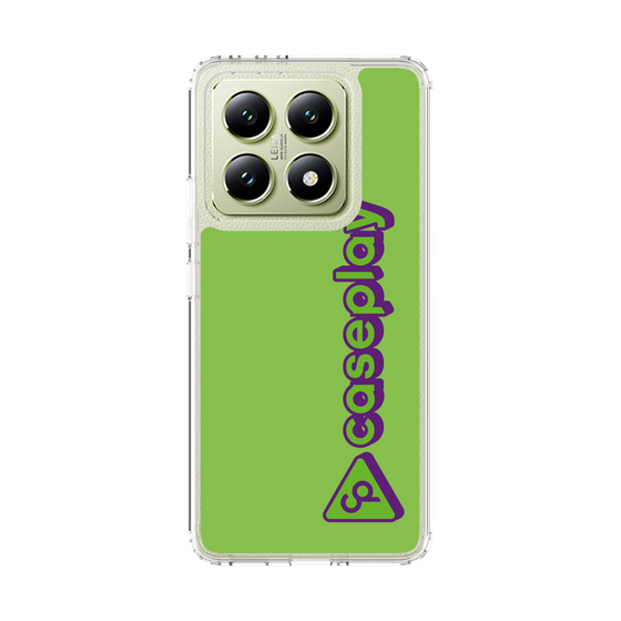 スリムプロテクションケース［ オリジナル - CASEPLAYロゴタイプ - グリーン ］