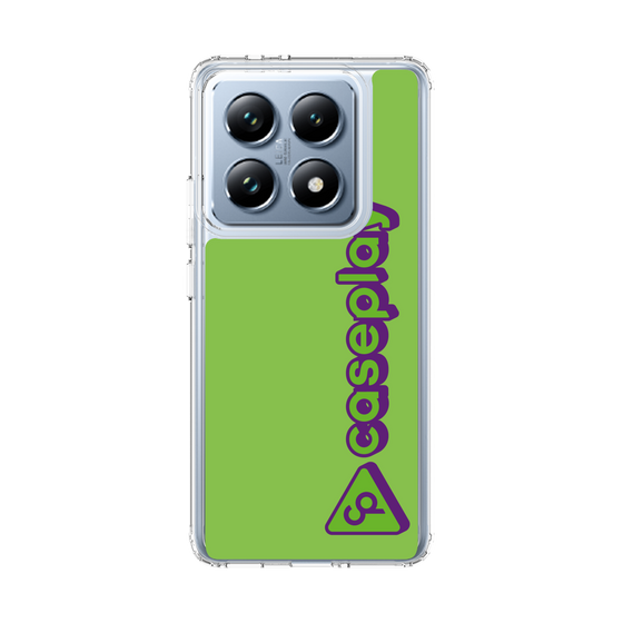 スリムプロテクションケース［ オリジナル - CASEPLAYロゴタイプ - グリーン ］