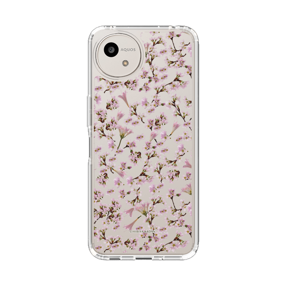 スリムプロテクションケース［ 日比谷花壇 - サクラ - クリア ］