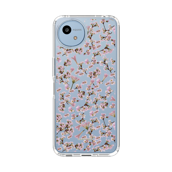 スリムプロテクションケース［ 日比谷花壇 - サクラ - クリア ］