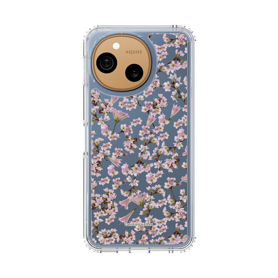 スリムプロテクションケース［ 日比谷花壇 - サクラ - クリア ］