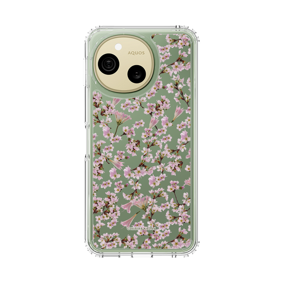 スリムプロテクションケース［ 日比谷花壇 - サクラ - クリア ］
