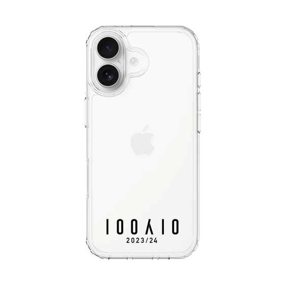 スリムプロテクションケース［ 100人10 - Logo horizontal - Clear ］