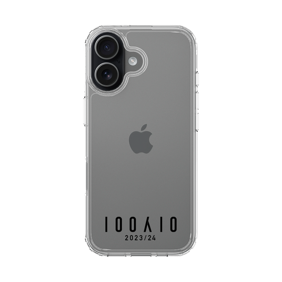 スリムプロテクションケース［ 100人10 - Logo horizontal - Clear ］
