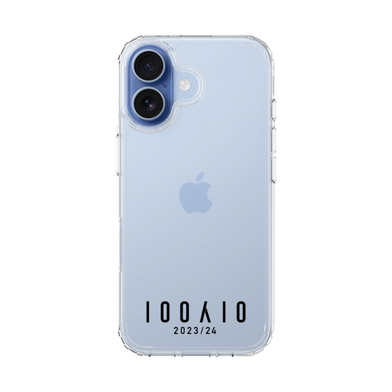 スリムプロテクションケース［ 100人10 - Logo horizontal - Clear ］