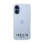 スリムプロテクションケース［ 100人10 - Logo horizontal - Clear ］