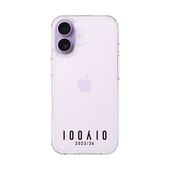 スリムプロテクションケース［ 100人10 - Logo horizontal - Clear ］