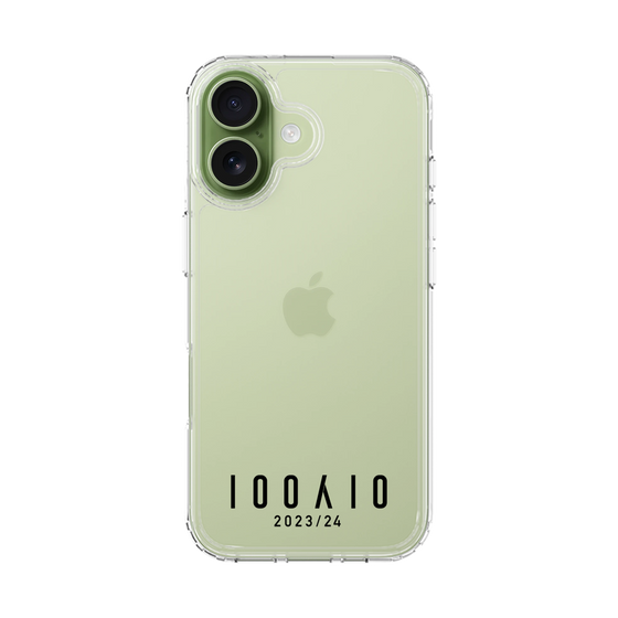 スリムプロテクションケース［ 100人10 - Logo horizontal - Clear ］