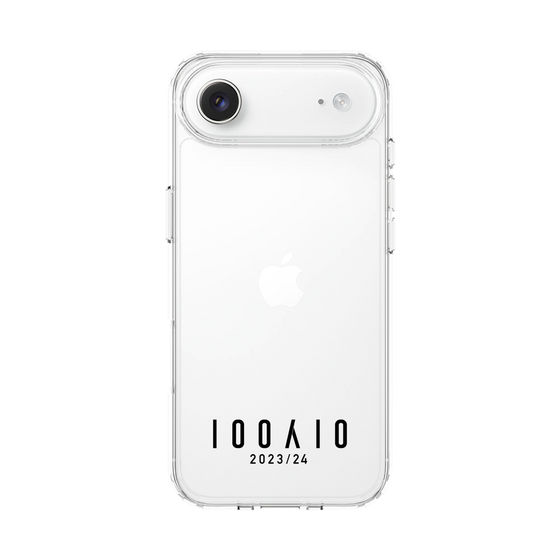 スリムプロテクションケース［ 100人10 - Logo horizontal - Clear ］