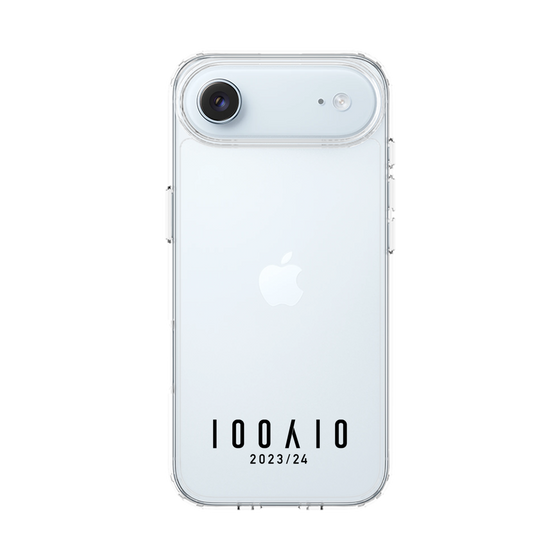 スリムプロテクションケース［ 100人10 - Logo horizontal - Clear ］