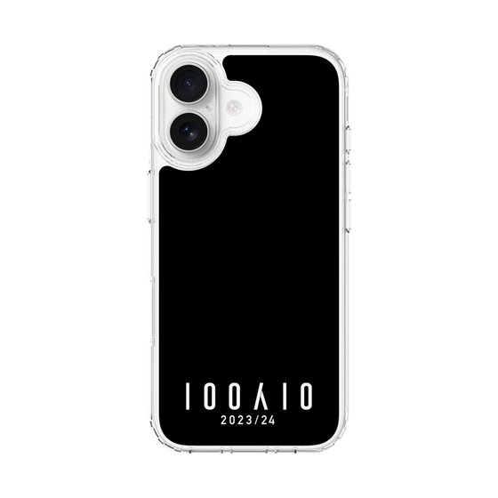 スリムプロテクションケース［ 100人10 - Logo horizontal - Black ］