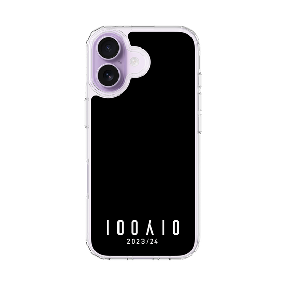 スリムプロテクションケース［ 100人10 - Logo horizontal - Black ］