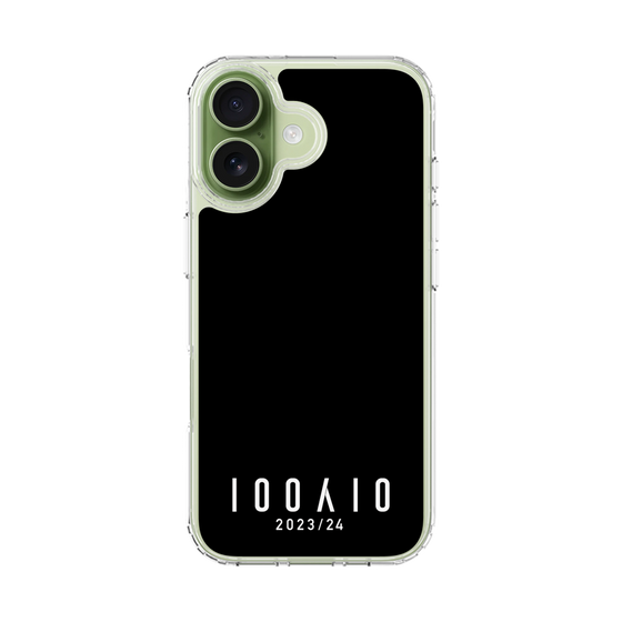 スリムプロテクションケース［ 100人10 - Logo horizontal - Black ］