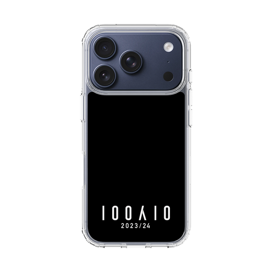 スリムプロテクションケース［ 100人10 - Logo horizontal - Black ］