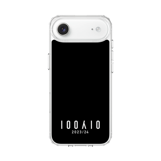 スリムプロテクションケース［ 100人10 - Logo horizontal - Black ］