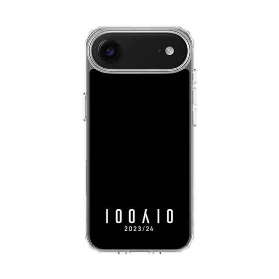スリムプロテクションケース［ 100人10 - Logo horizontal - Black ］