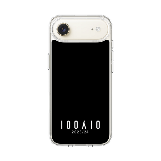 スリムプロテクションケース［ 100人10 - Logo horizontal - Black ］