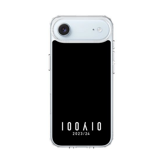 スリムプロテクションケース［ 100人10 - Logo horizontal - Black ］