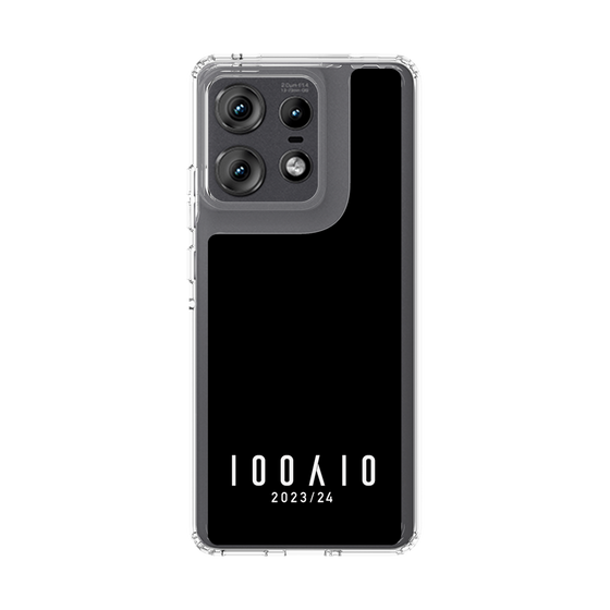 スリムプロテクションケース［ 100人10 - Logo horizontal - Black ］